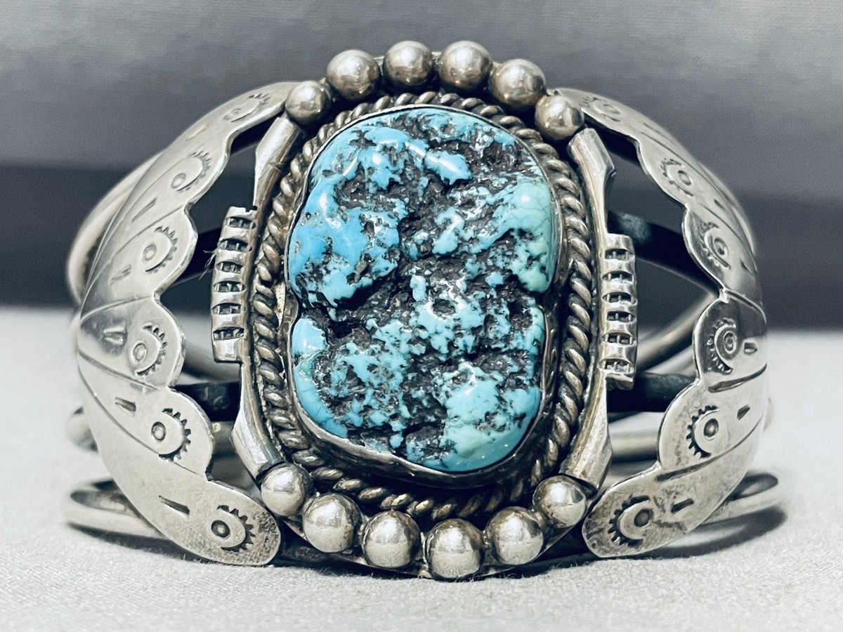 Huge Vintage Native American Navajo 5 Shank Graduating Sterling Silver Channel Bracelet Old Huge Vintage Native American Navajo 5 Shank Graduating Sterling Silver Channel Bracelet Old