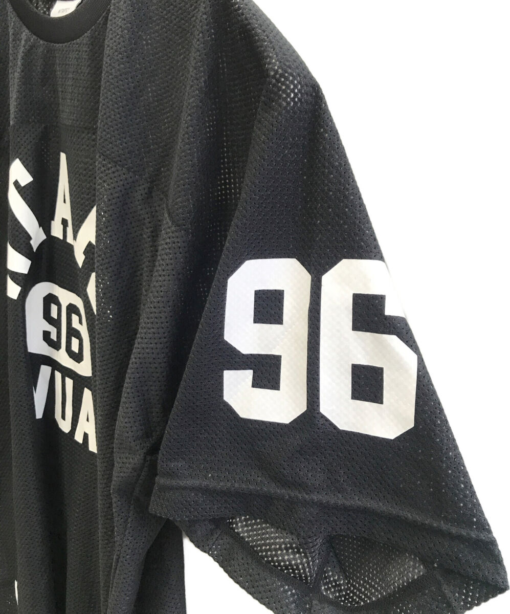 WTAPS Numbered mesh jersey T-shirt Size: X04 Black x white WTAPS Numbered mesh jersey T-shirt Size: X04 Black x white