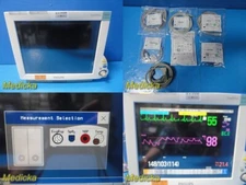 Philips MP70 (M8007A) Anesthesia Patient Monitor W/ MMS Module & Leads ~ 37230