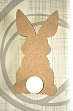 Porte manteau lapin oreille droite a peindre 1 pateres H 19 x 9,5 cm env 