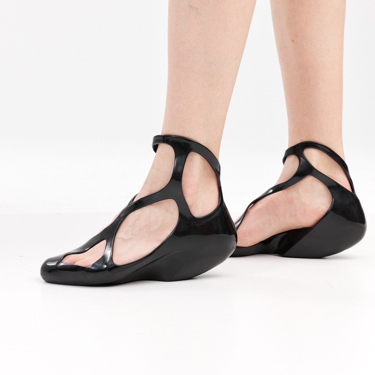 Melissa by Zaha Hadid Black Shoes Limited Edition Size EU 40
