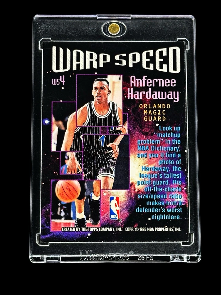 ANFERNEE PENNY HARDAWAY REFRACTOR SILVER HOLO RARE 90’s Insert - Magic - Image 2 of 2