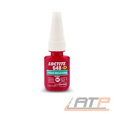 LOCTITE 648 5ml FÜGEKLEBSTOFF HOCHFEST FLUORESZIEREND 1804041