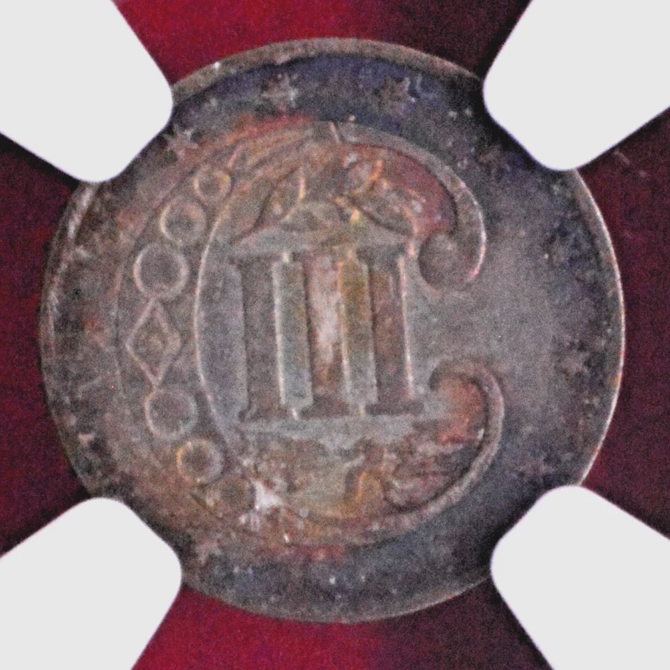 NGC XF! 1859 THREE CENT SILVER - Image 3 of 3