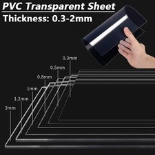 PVC Fabric Transparent Film Sheet 0.3/0.4/0.5-2mm Thickness Plastic Clear Sheet