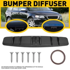 Fiber 33" Fiber Carbon Car Bumper Rear Diffuser Splitter Wing Spoiler Trim Fiber