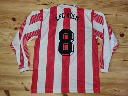 #8 1 FC Koln 1995/1996 Trikot Gr. L Langarm Shirt Jersey (Z360) - Picture 4 of 8