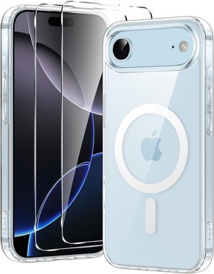 Hülle + 2X Schutzglas  für Apple iPhone 17 Air Hartglas Full Screen MagSafe