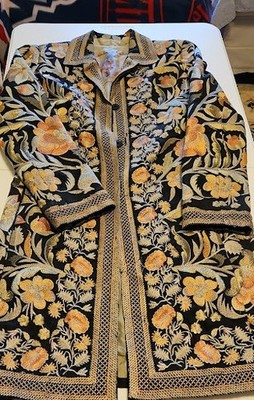 ''Biya Collection'' by Johnny Was art-to-wear statement coat.