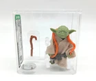 Vintage 1980 Star Wars Kenner AFA 80 NM Yoda Figure Orange Snake Hong Kong
