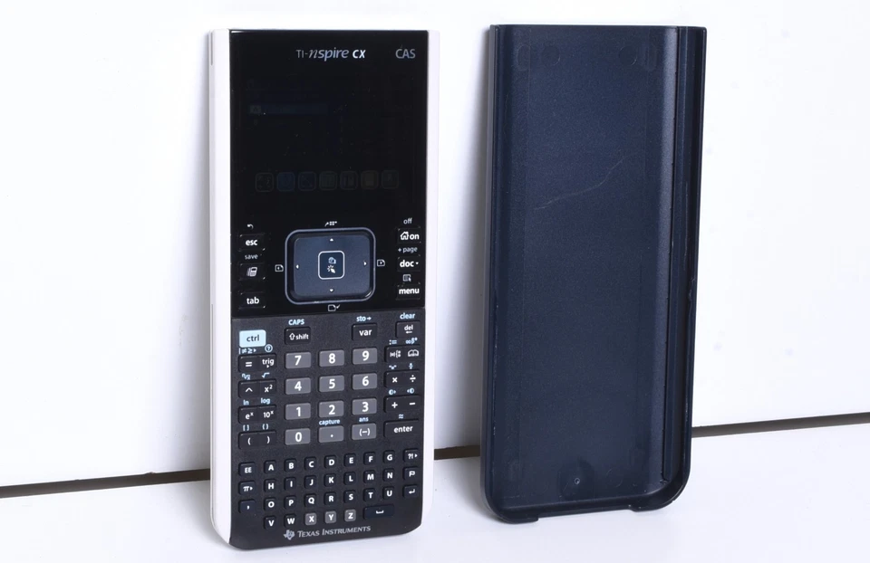 Texas Instruments TI Nspire CX CAS Graphing Calculator and Cover - Image 2 of 4