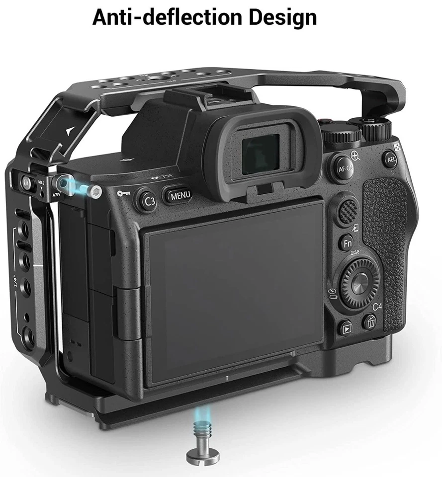 SmallRig 全摄像头笼适用于索尼 Alpha 7R V /A 7 IV/A 7 S III/Alpha 1/A 7R IV  — 第 2/4 张图片