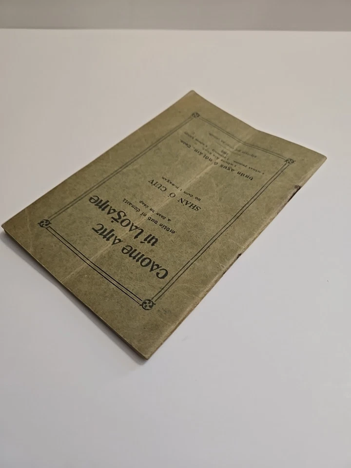 Caoineadh Airt Ui Laoghaire by Shán Ó Cuív & Eileen O'Connell 1923 Irish Gaelic - Image 3 of 4