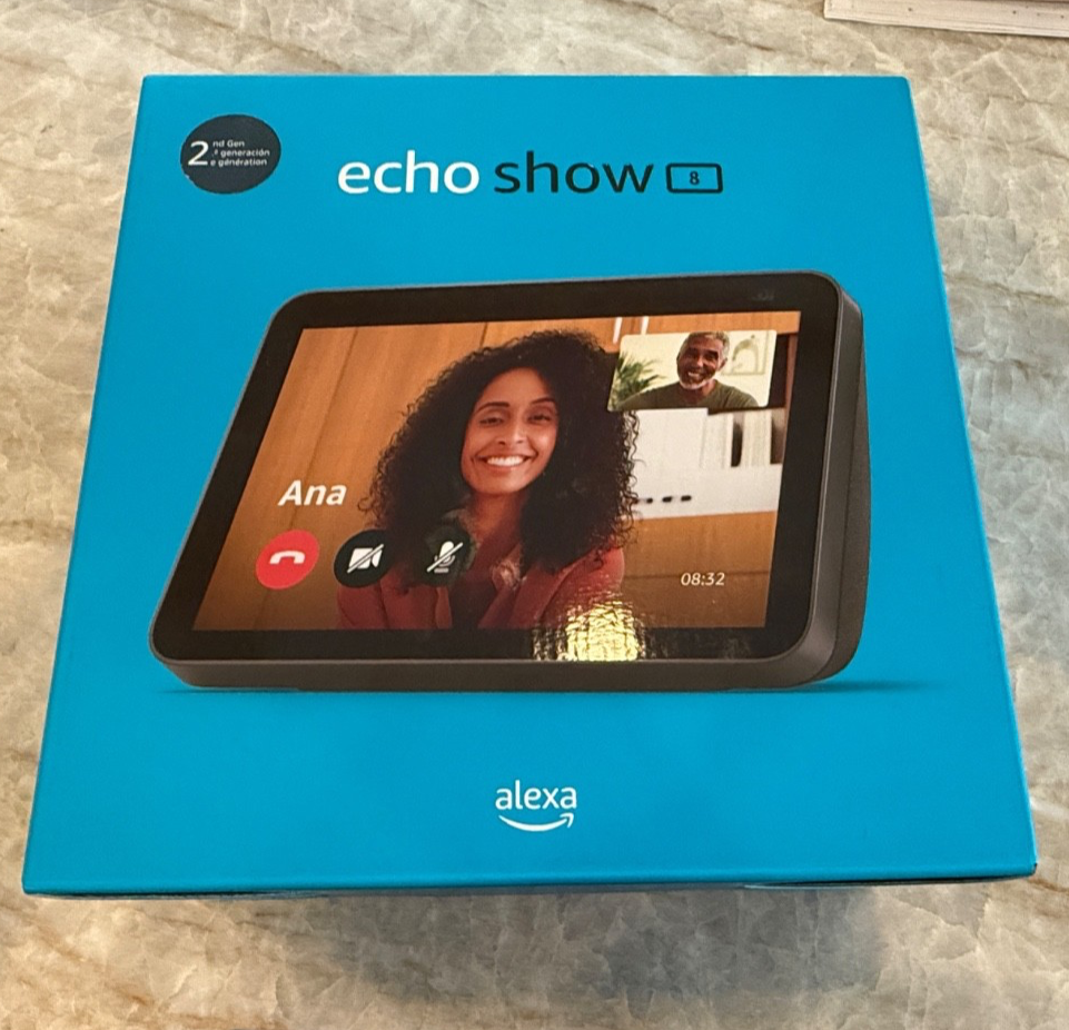 Amazon Echo Show (2nd Gen) Smart Display Speaker Charcoal for