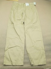 NWT Cat&Jack Size 16 Kids Beige School Uniforms Straight Comfy Pockets Pants 984