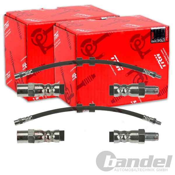 2X TRW BremsschlÄUche Vorne Hinten Beidseitig Passend FÜR Volvo 740 760 780 850-image