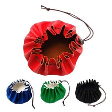 Durable 15'' PU Leather Tinder & Possibles Pouch Drawstring