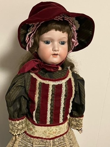 Huge 29.5in Antique Armand Marseille 390 A12 1/2M Bisque Doll Rare - Picture 3 of 10