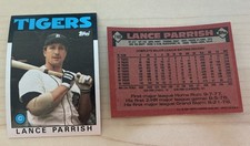 1986 Topps Baseball #740 Lance Parrish Tigers