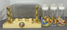 Winnie the Pooh 6 Baby Bottle Set w/ Tree Drying Rack Lid