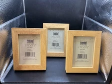 New Open Box Furio Studio Wood Collection Picture Frames 2.5 X 3.5 Lot Of 3