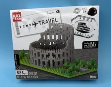 NIB TINY TRAVEL COLESSEUM MICRO BLOCKS SET BLOCK TECH Colosseum Roma Rome Italy