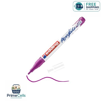 Versatile Purple Acrylic Paint Marker - Fine Tip, Waterproof for Canvas & More