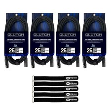 Universal 25FT 3-Pin DMX Lighting Cable 4 pack