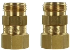 Brass Garden Hose Swivel - Pack of 2