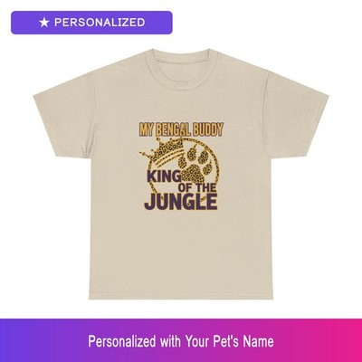 Custom Bengal Cat Pet Lover Shirt Personalized Name Unisex Mens Easter Gift