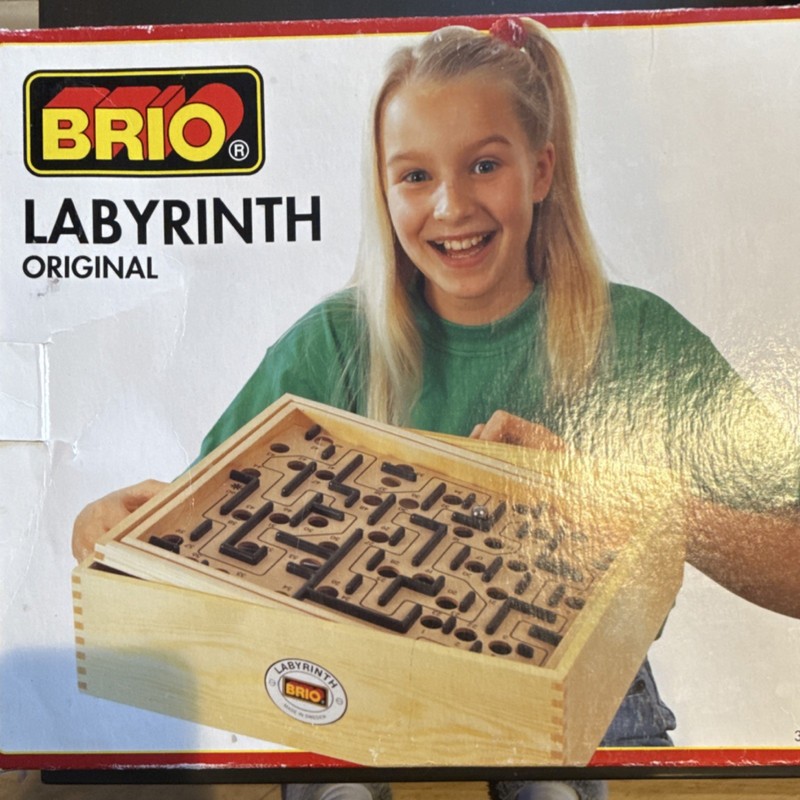 BRIO Labyrinth Original Wooden Maze Game 35310 for Ages 4-7
