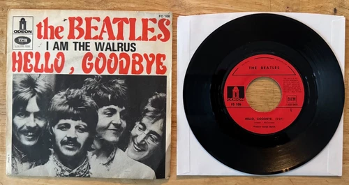 45 7" FRENCH SP THE BEATLES ODEON FO 106 IM THE WALRUS