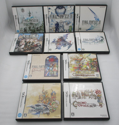 DS Final Fantasy 3 4 Tactics A2 Chrono Trigger Seiken Densetsu 10Games Japan