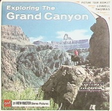 Exploring The Grand Canyon 3d View-Master 3 Reel Packet - Full Color Images