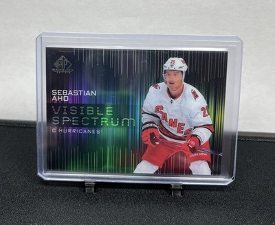 2024-25 Upper Deck SP Game Used #VS-13 Sebastian Aho SP Visible Spectrum Card