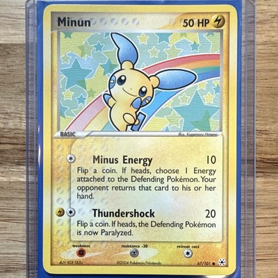 The Pokémon Company Minun 67/101 EX Hidden Legends Regular 2004 50 HP English