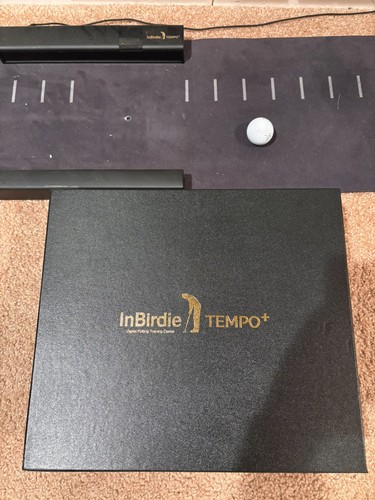 Inbirdie Tempo Plus Golf Putting Mat Practice - Tempo, Distance, Angle