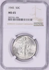 Photo of a 1945-P Walking Liberty Half Dollar from an eBay listing that sold on Jul 22, 2026