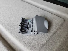 03-08 Toyota Corolla Matrix Rear center console Dual cup holder OEM Light Gray