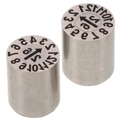  2pcs Adjustable Date Stamp for Plastic Molds, Changeable Number Stamp,