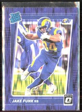 2021 Donruss Optic #295 Jake Funk Purple Shock