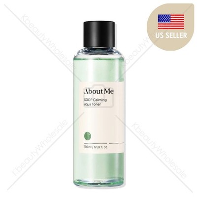 [About Me] Soop Calming Aqua Toner 6.59oz,  pH Balancing Toner, Korean Skin Care