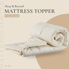 Sleep & Beyond My Topper Wool Mattress Topper - Ivory - Crib 28x52 inch
