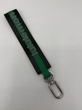 Lululemon Never lost keychain Legacy Green Cascadia White One Size logo clip