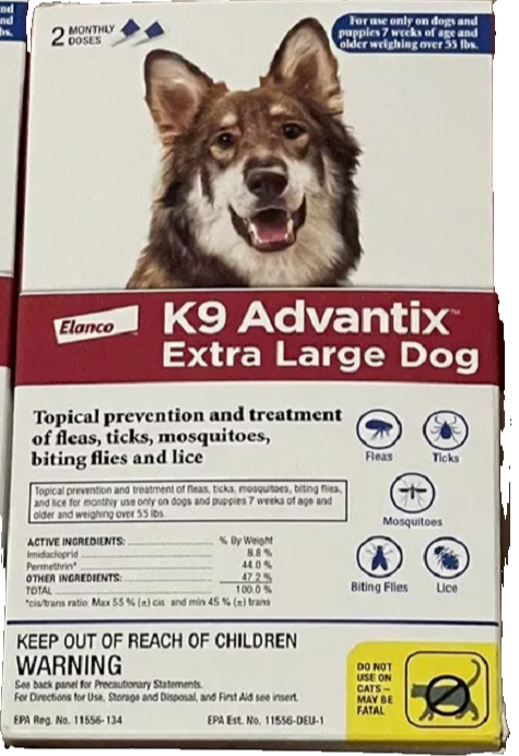 Extra Large Amazon Advantix For Dogs K9 Advantix II 100 Flea