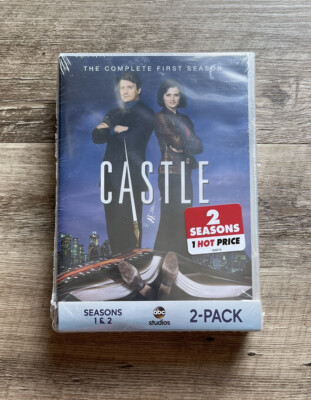 Castle: Complete First & Second Season 1 and 2 (DVD Box Set, 8 Discs) New SEALED