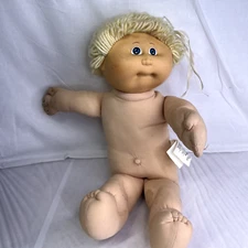Vintage 1978-1982 Cabbage Patch Kids Doll Blonde Hair Blue Eyes