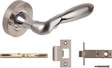 Excel Architectural 3625-PRV Artemis Door Handles Push Button Privacy Latch