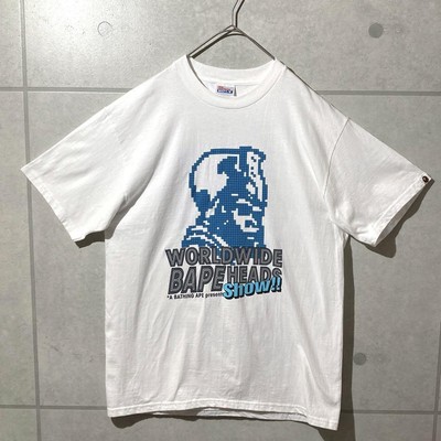 MINT BAPE T-shirt L Authentic Rare Super Rare 1998 Heads Show T 