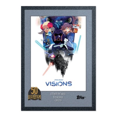 Star Wars Visions Topps Lucasfilm 50th Anniversary Card 24 (2021)